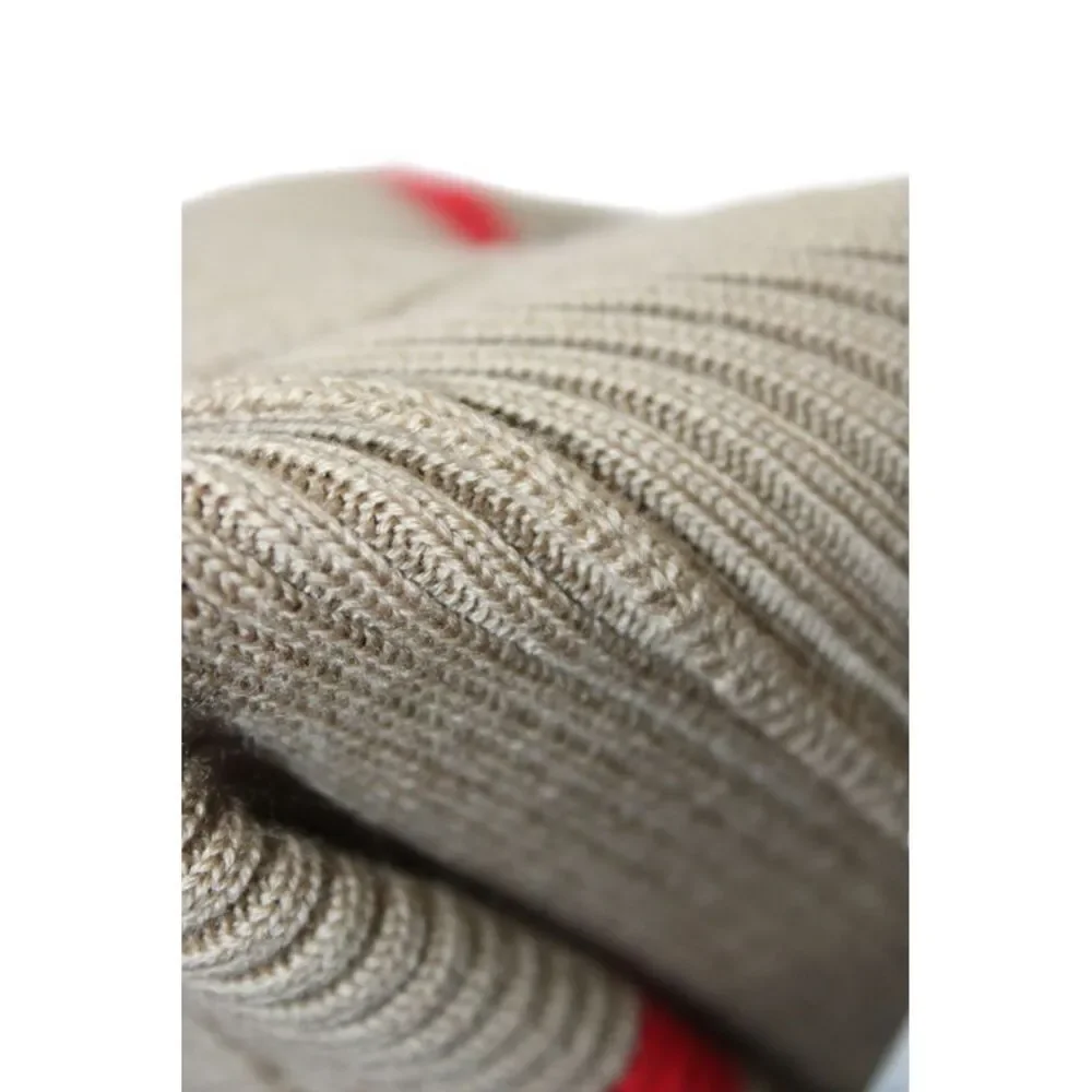 Burberry Girls Beige Striped Wool Pencil Midi Skirt Size 14
